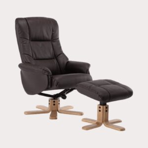 Morris Living Cairo Leather Swivel Chairs