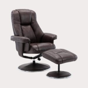 Morris Living The Denver Leather Swivel Chairs