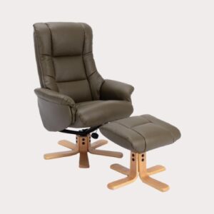 Morris Living Leather Swivel Chairs